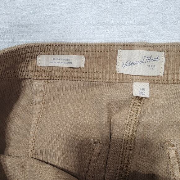 Universal thread silor wide leg Waist 36'' length 40'' corduroy women's - Picture 7 of 7